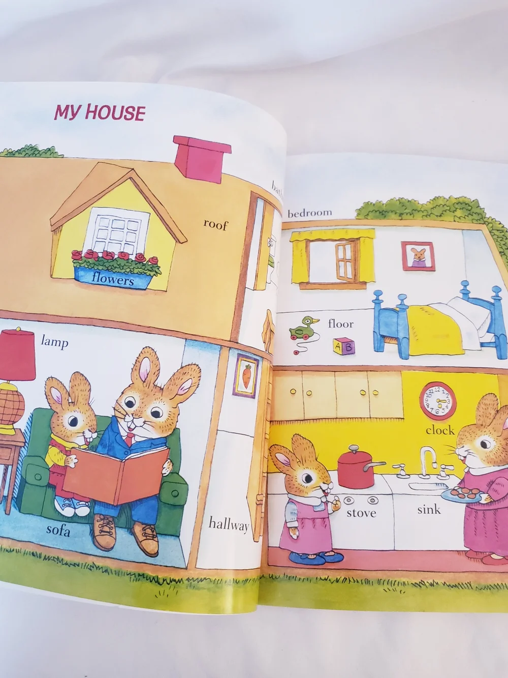 Richard Scarry's 100 First Words Kids Book